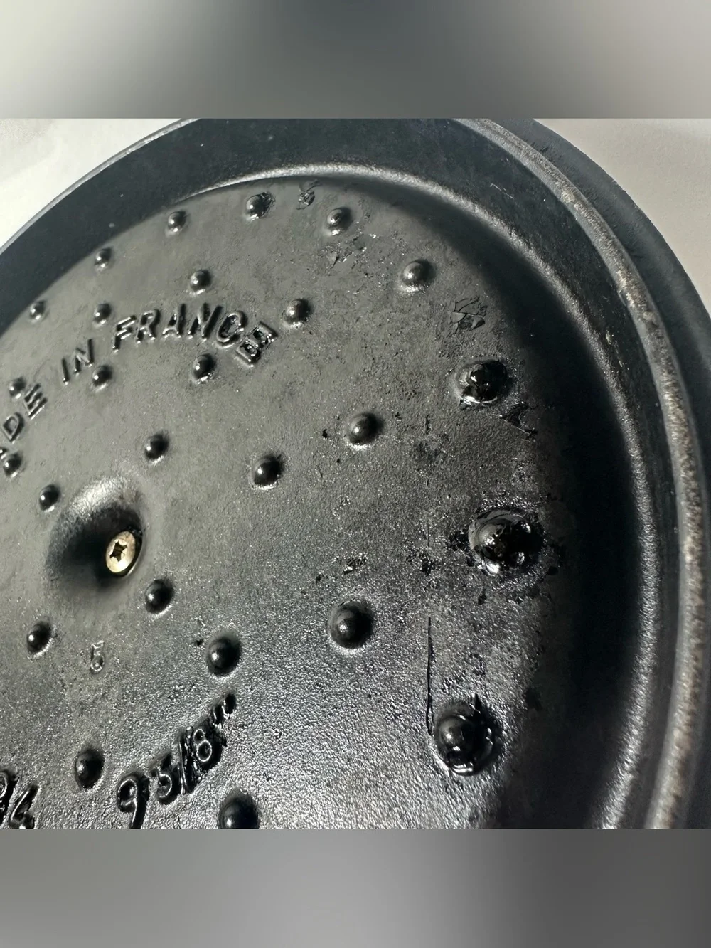 Staub La Cocotte N 24 4qt 9.375” Cast Iron Dutch Oven Pot & Lid Black France